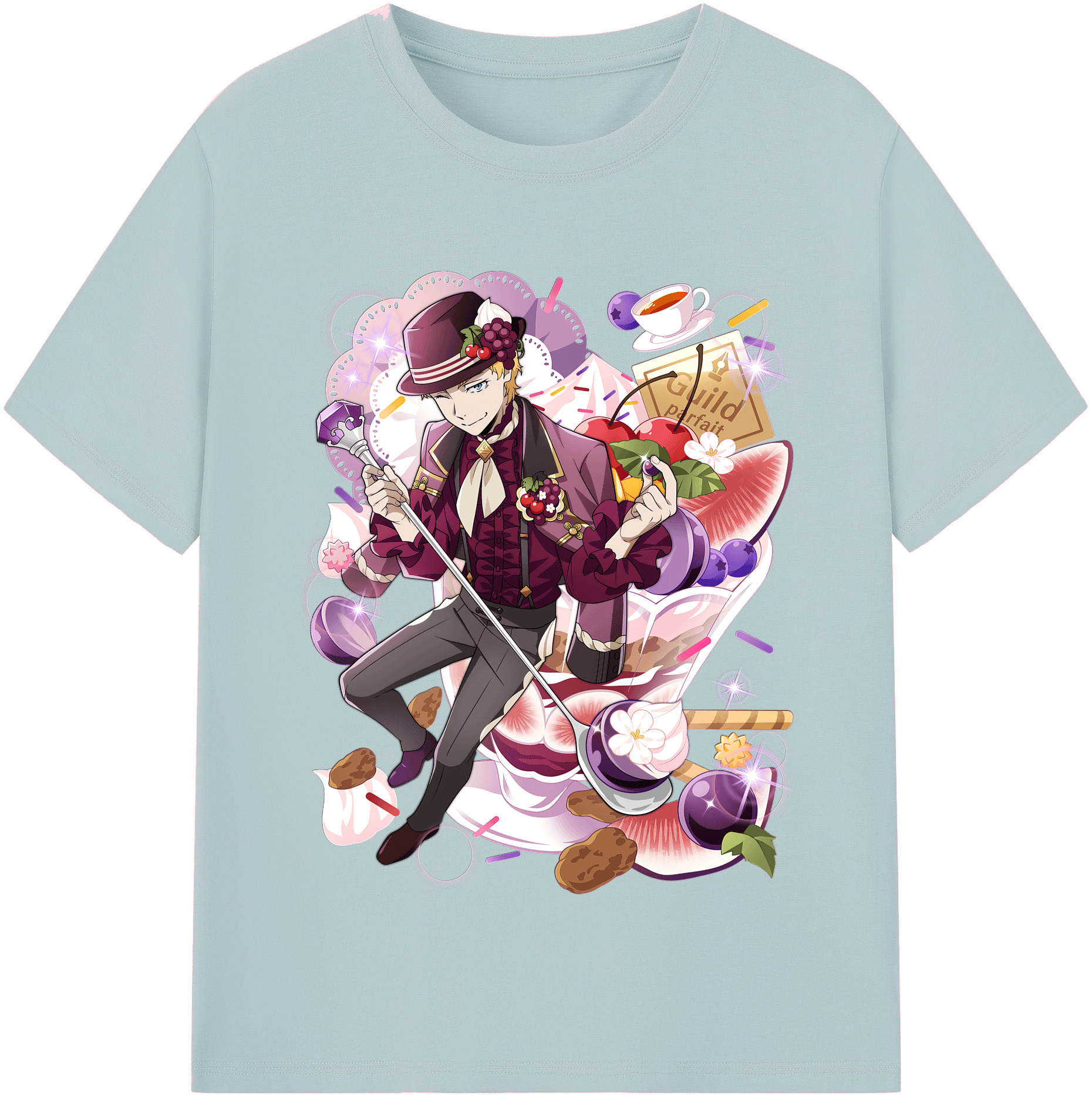 （画像用） 文豪ストレイドッグス Bungo Stray Dogs 綿100％半袖Tシャツ（フロントプリント）